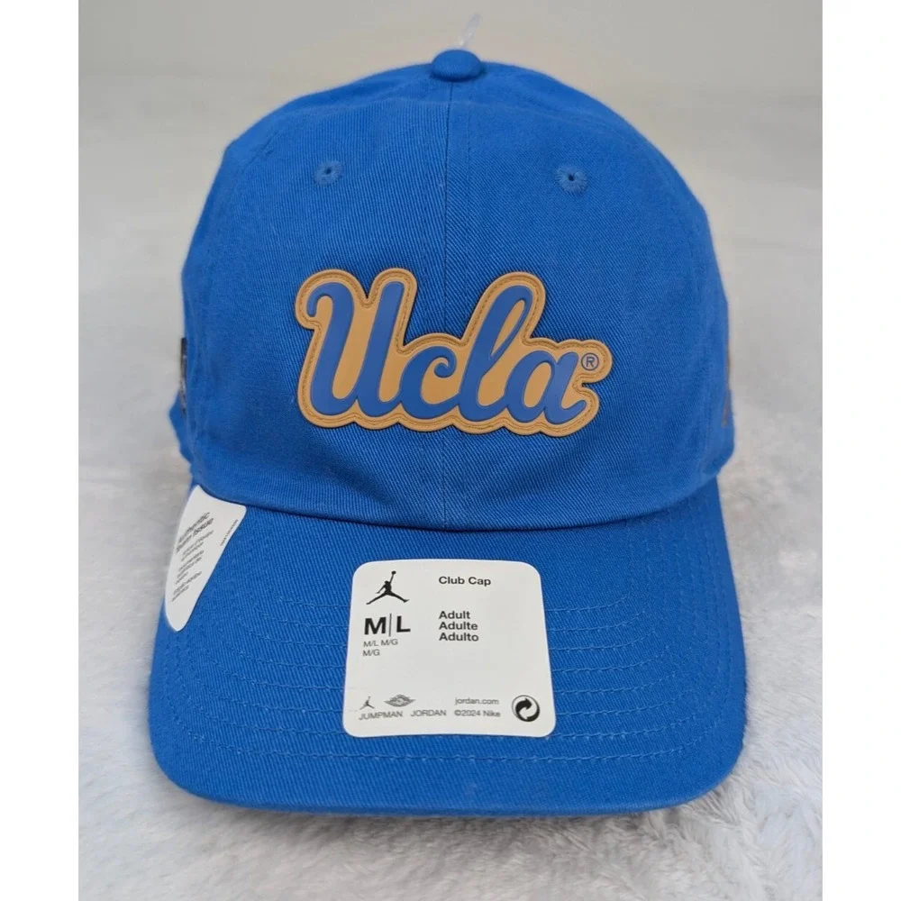 UCLA Bruins‎ Jordan Club Hat Adult Unisex M/L Blue On Field Adjustable NWT